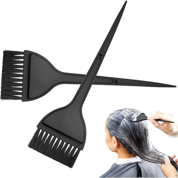 Hair Dye Brush Set of 2, Salon Quality Double-sided Hair Coloring Brushes