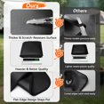 thumbnail image 6 of MetalM - 65x39 inches Large Under Grill Mats for Blackstone, Double-Sided Fireproof Outdoor Grill Protective Mat, Oilproof Waterproof BBQ Fire Pit Fireplace Mat, 6 of 9