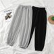 thumbnail image 5 of Pantalones deportivos informales holgados y adelgazantes con forro polar para otoño e invierno, pantalones rectos, pantalones deportivos Radish, 5 of 6