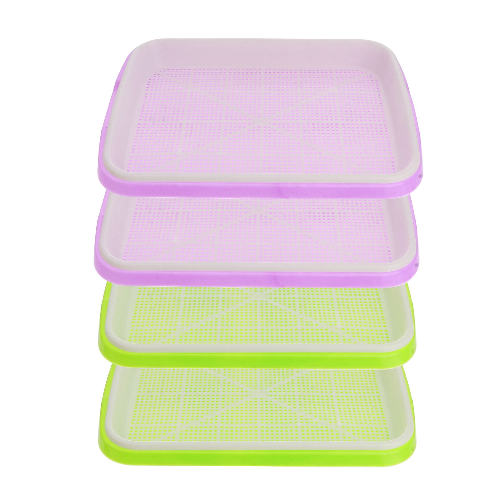4pcs Sprouting Basins Soilless Sprouter Trays DIY Nursery Site for Public 