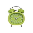 thumbnail image 1 of Reloj despertador Seitruly con espejo de cristal y campana doble Metal Electrónica Verde, 1 of 6