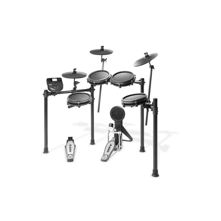 NITRO MAX 8-PIECE ELECTRONIC KIT WITH MESH HEADS AND BLUETOOTH