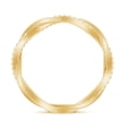 thumbnail image 3 of Rosec Jewels Certified Moissanite Eternity Ring for Women - Moissanite Braided Ring - D-Vs1 Quality, 10K Yellow Gold, US 4.00, 3 of 9