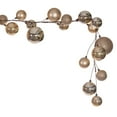 thumbnail image 3 of Vickerman 10' Champagne Assorted Finish Branch Ball Ornament Garland., 3 of 4