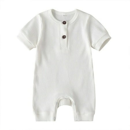 

Newborn Infant Baby Boy Girl Knitted Romper Bodysuit Jumpsuit Clothes Outfits