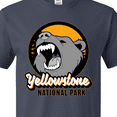 thumbnail image 4 of Inktastic Yellowstone Growling Bear T-Shirt, 4 of 5