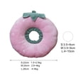 thumbnail image 4 of Happy Date Cat Recovery Collar, Cute Cat Donut Collar, Soft Cone Collars for Cat, Wound Healing Protective Cone After Surgery Elizabethan Collars for Kitten Pets, 4 of 4