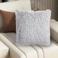 thumbnail image 4 of 1Pcs Shaggy Throw Pillow Covers, Long Faux Fur Decorative Pillows Shams, Square Pillow Cases, Cushion Cover for Bed Couch Soft Room Decor, 15.7inx15.7in, 4 of 9