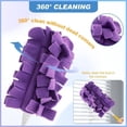 thumbnail image 3 of Reusable Chenille Microfiber Dust Duster, 2026 New Damp Dusters Replacement Heads Washable with Handle for Cleaning, Flat Multi Surface Pads Tools for Home Car and Furniture, 3 of 5