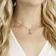 thumbnail image 4 of Collar con colgante de cisne de Swarovski en oro rosa y transparente, 4 of 6