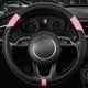 thumbnail image 1 of CAIROYAR Funda para volante de coche de microfibra de piel sintética, accesorios elásticos, 1 of 7