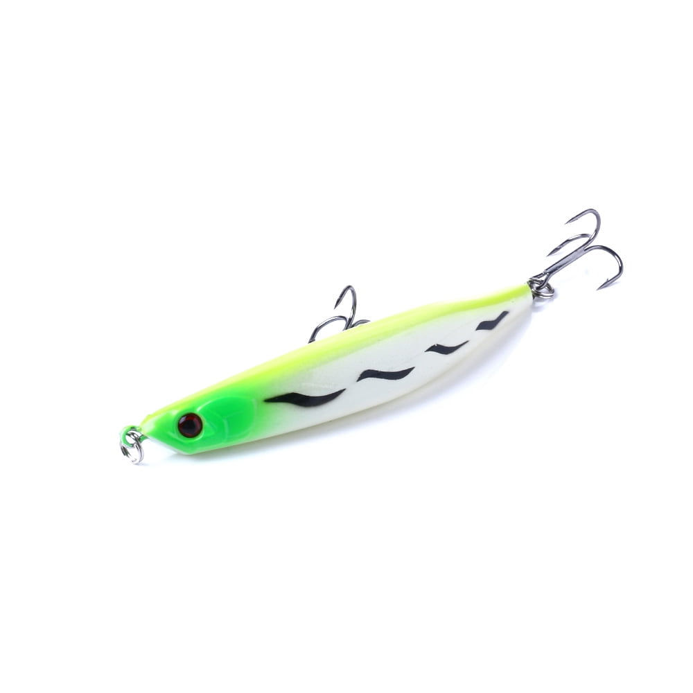 HENGJIA Minnow Bass Fishing Lures, Jerkbait Lure Set Hard Baits Crankbait for Catfish Walleye Trout Fishing Bait 10Pcs/kit