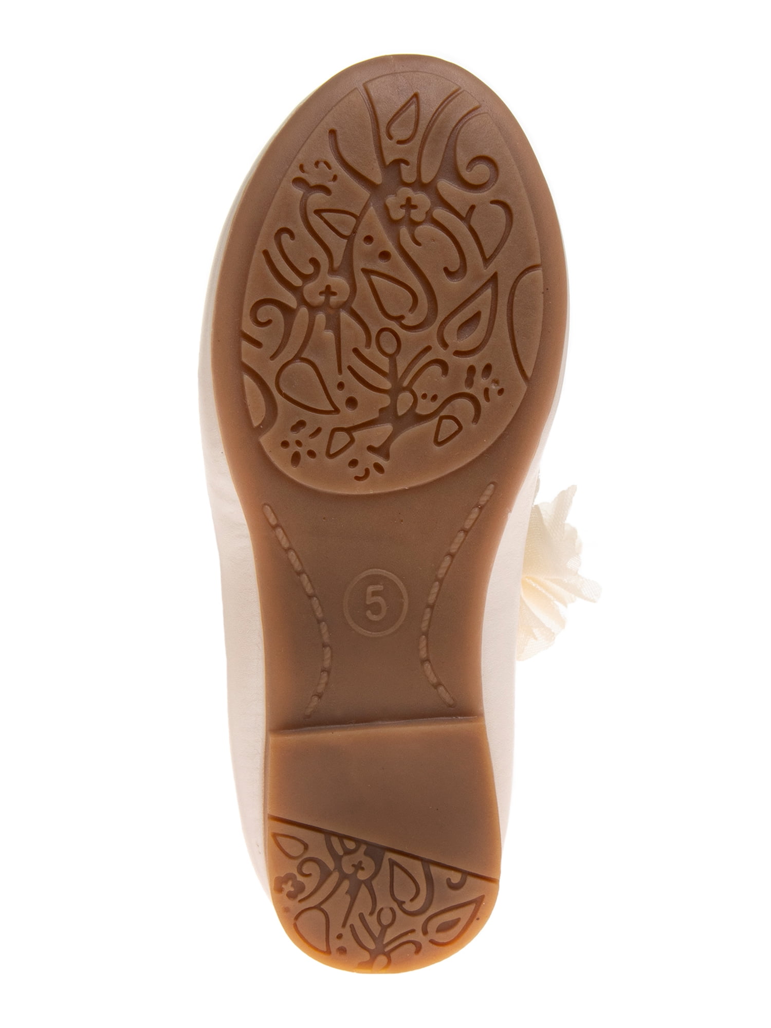 Kensie Girl Toddler Patent Flower Ballet Flat, Sizes 5-10