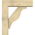 thumbnail image 3 of Ekena Millwork 8"W x 30"D x 34"H Funston Block Rough Sawn Bracket w/ Offset Brace, Douglas Fir, 3 of 25