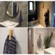 thumbnail image 5 of Toallero de pared con ganchos, estante para puerta, ganchos de madera para toallas, toallero de pared, ganchos de madera para toallas, estante moderno para baño, decoración rústica para, 5 of 5