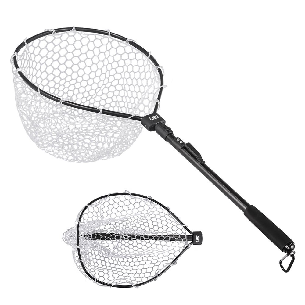 Foldable Fish Landing Net for Freshwater or Saltwater with Details about    Fishing Net 