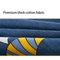 thumbnail image 3 of Cotton Futon Cover Full Size Super Soft Tatami Mattress Protector Covers Zipper Cover-AD-100x190cm, 3 of 5
