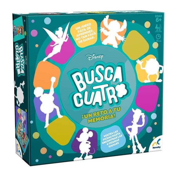 NOVELTY JUEGOS DE MEMORIA DISNEY BUSCA CUATRO