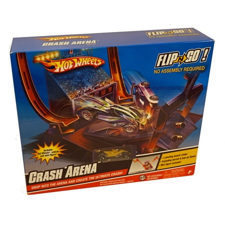 Hot Wheels Flip n' Go Crash Arena Playset