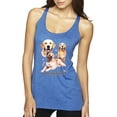 thumbnail image 1 of If It's Not a Golden Retriever It's Just a Dog Gift | Womens Dog Lover Premium Tri-Blend Racerback Tank Top, Vintage Royal, Medium, 1 of 3