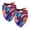 Multi-colored, variant on PhooArto Colorful Skull Pattern Dog Bandanas, 2 Pack Soft Washable Pet Scarf Triangle for Large Dogs Puppies and Cats