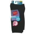 thumbnail image 2 of Hanes Women's ComfortBlend Crew Socks - Extended Sizes - 6 Pair, 2 of 4
