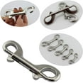 thumbnail image 5 of 2-Pack 316 Stainless Steel Double Ended Bolt Snap Hook 4-1/2'' Double End Bolt Snaps Hooks Scuba Diving Clips Marine Grade for Water Bucket/Dog Leash/Pet Feed Bucket & Hammock/Horse Tack and More, 5 of 5