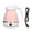 Pink, variant on NFTIGB Folding Electric Kettle, 0.6L / 20.3 oz Collapsible Hot Water Kettle, 400W Travel Mini Electric Tea Pot with Stainless Steel Base & Automatic Shut-Off, Fast Boiling Water for Coffee, White