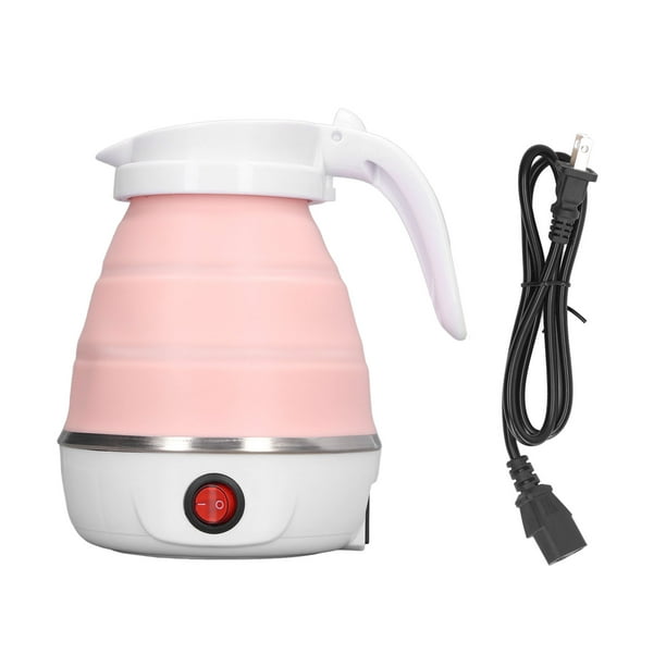 Folding Electric Kettle Foldable Foldable Travel Electric Kettle Silicone And Stainless Steel Quick Boiling US Plug 110V For Camping ANGGREK Otros