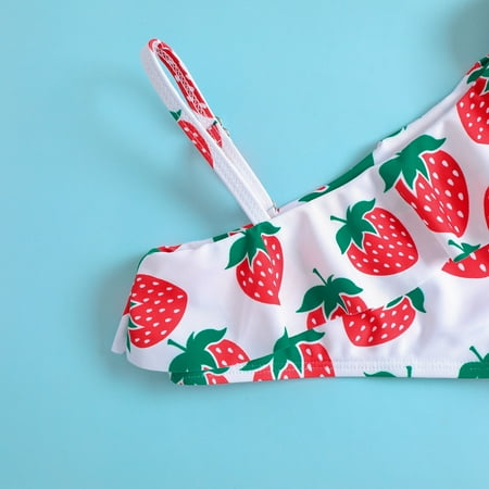 

Cathalem Swimsuits for 13 Year Old Girls Kids Toddler Baby Girls Spring Summer Strawberry Print Cotton 12 Year Old Girl Swimsuits Swimwear Red 4-5 Years