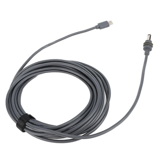 Type C to DC Cable 18AWG Copper Conductor PVC Casing USB C to DC Cord Satellite Cable 10.5m / 34.45ft