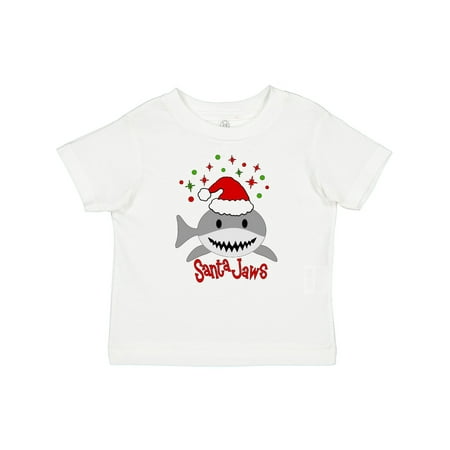 

Inktastic Santa Jaws Cute Christmas Shark in Santa Hat Gift Baby Boy or Baby Girl T-Shirt