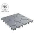 thumbnail image 4 of Deck Tiles 30Pack Interlocking Patio Tiles Weather Resistant Outdoor Flooring for Balcony  Porch  and Garage, 4 of 7