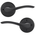 thumbnail image 2 of Kwikset 730SEL-514 Sedona Privacy Door Lever Set - Black, 2 of 7