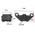 thumbnail image 2 of 2 pastillas de freno de disco Sunnimix para 50 cc 70 cc 90 cc 110 cc 125 cc 150 cc 200 cc 250 cc ATV Quad, 2 of 8