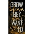 thumbnail image 2 of Villa, Milli 11x18 Black Ornate Wood Framed with Double Matting Museum Art Print Titled - Grow, 2 of 4