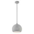 thumbnail image 6 of 49100-80 Livex Lighting Dublin - 1 Light Pendant in Contemporary Style - 9.88 Inches wide by 11 Inches high-Nordic Gray Finish    -Traditional, 6 of 10