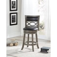 thumbnail image 2 of New Classic Furniture Manchester 24" Wood Counter Stool in Olive Gray/Black, 2 of 6