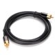 thumbnail image 4 of Cable coaxial RCA Cabeza de cobre puro macho a conector RCA macho Cable de audio coaxial, 4 of 5
