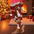 thumbnail image 4 of QIUOMBBP Christmas Pajama Pants Women Santa Claus Print Elastic Waist Soft Lenggings Xmas Ankle Length Yoga Lengging Tights, Multicolor, XL, 4 of 7