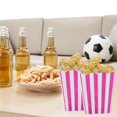 thumbnail image 1 of Feltree Popcorn Boxes Birthday Party Striped Popcorn Boxes Food Packaging Cartons, 1 of 7