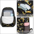 thumbnail image 4 of Excavator and Loader Black Pattern 17" School Backpacks for Teens,Waterproof Oxford Fabric,S-Shape Padded Straps for School,Travel,Hiking,Camping, 4 of 6