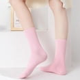 thumbnail image 2 of Women's Super Soft Casual Socks Combed Crew Socks Ankle Socks 3 Pairs, 2 of 7