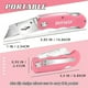 thumbnail image 2 of 1 Pack Box Cutter Folding Utility Knife, Lightweight Box Cutters Razor Knife And 10 Pieces SK5 Blades, Sharp Box Cutter Knife For Home, Office, Construction, Quick Change Box Opener, 2 of 5
