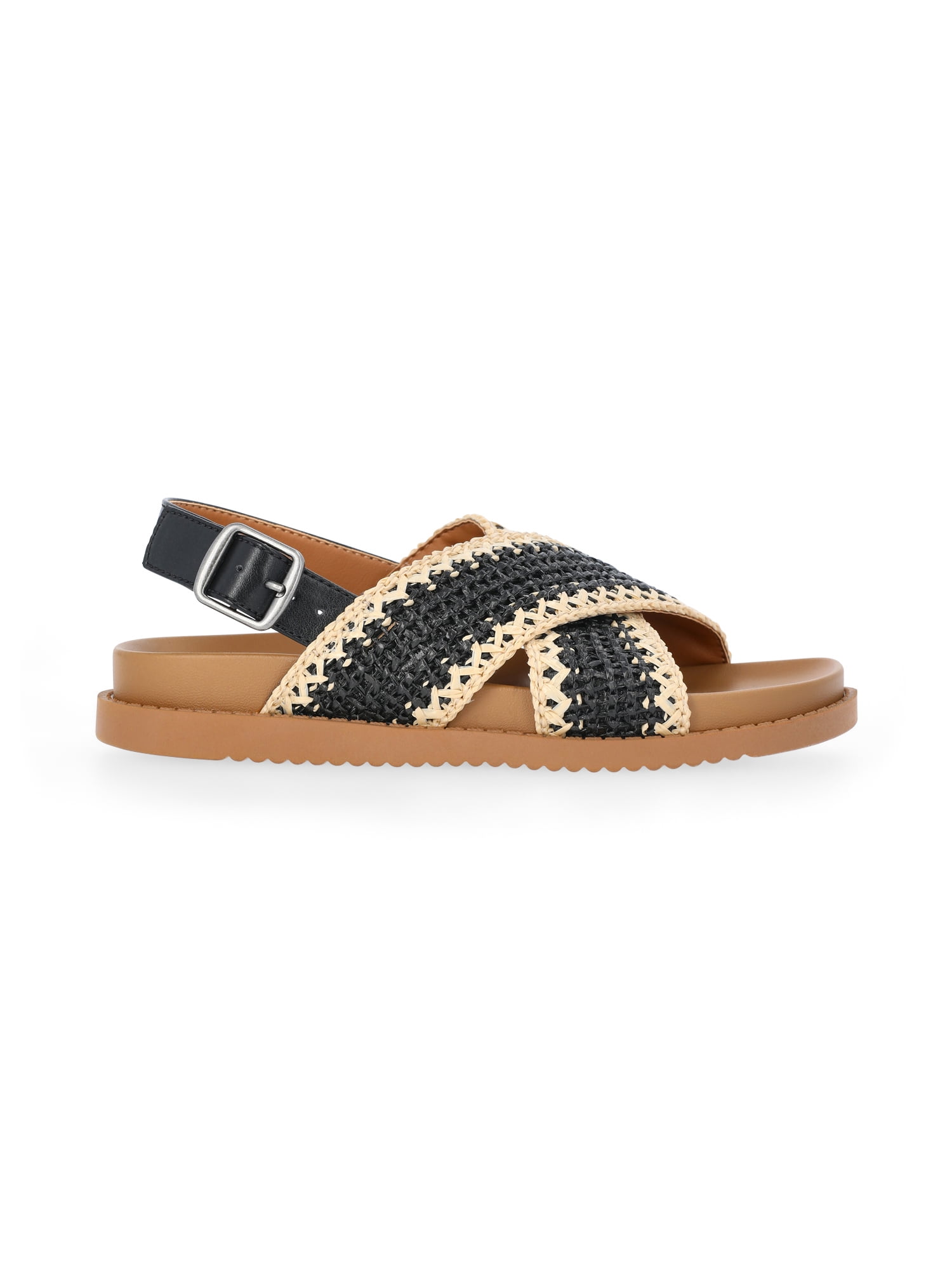 Wonder Nation Little and Big Girls Crossover Sandals