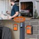thumbnail image 4 of Caja para llaves montada en La pared YONGSHENG segura con código numérico de 4 dígitos naranja, 4 of 5