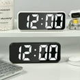 thumbnail image 5 of Amaiiu Alarm Clock Digital 12/24H Time Date Snooze Calendar Electronic Temperature Display ℉/℃ Thermometer Bedroom Home Indoor Portable White, 5 of 9