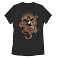 thumbnail image 3 of Women's Aladdin Jafar Mysterious Snake Graphic Tee Black Large, 3 of 3