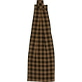 thumbnail image 3 of VHC Brands Navy Star Button Loop Kitchen Towel Country Rustic Design, Navy and Tan, 3 of 11