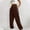 Brown, variant on Sakmal Sweatpants Women High Waisted Joggers Pants Elastic Waist Brown Casual Solid Joggers for Women L